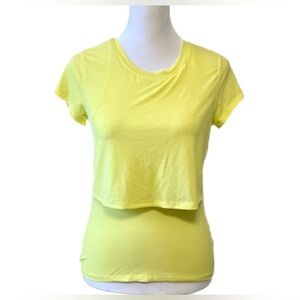 NEW FREE PEOPLE - Neon Yellow Athletic Top